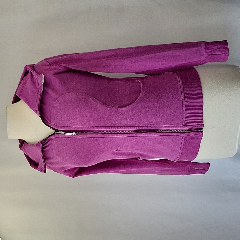 Lululemon "On the Daily" Full Zip Hoodie Heathered Ultra Violet Size XS/Small